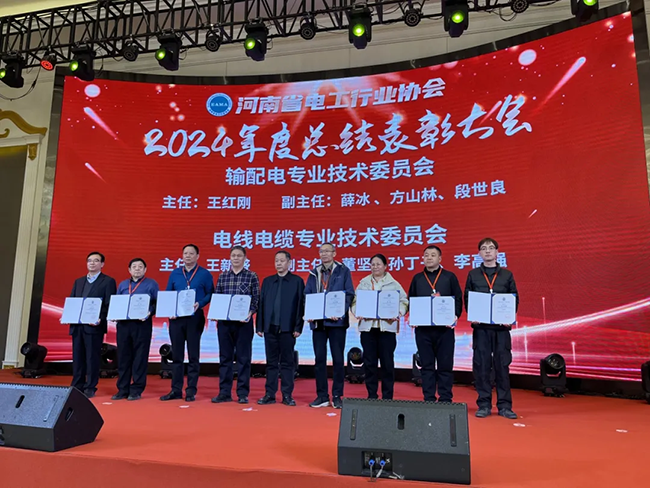 开云手机站官方版入口-开云online（中国）荣获河南省电工行业双优称号， 持续助力电力行业发展